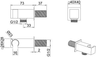Душевая лейка Allen Brau Infinity 5.21021-00 Хром